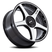 Petrol P2E 17x8 +35 5x100mm 72.56mm Gloss Black Machined Face