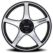 Petrol P2E 20x8.5 +40 5x108mm 72.56mm Gloss Black Machined Face
