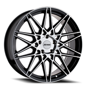 Petrol P3C 17x8 +35 5x120mm 76.1mm Gloss Black Machined Face