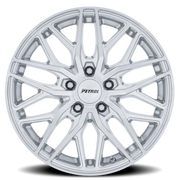 Petrol P3E 17x8 +35 5x100mm 72.56mm Gloss Silver Machined Brushed