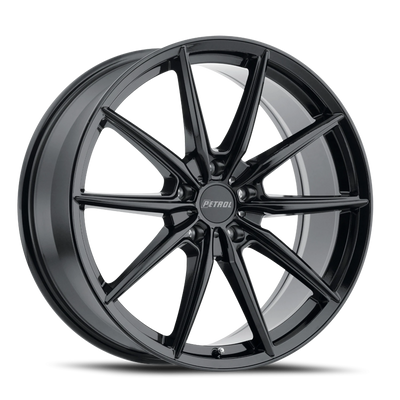 Petrol P4B 19x8 +40 5x114.3mm 76.1mm Gloss Black