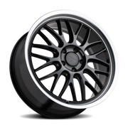 Petrol P4C 16x7 +40 4x100mm 72.1mm Gloss Black Machined Lip