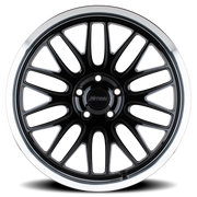 Petrol P4C 16x7 +40 4x100mm 72.1mm Gloss Black Machined Lip