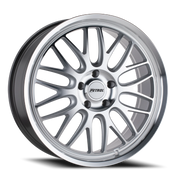 Petrol P4C 16x7 +40 4x100mm 72.1mm Silver Machined Face-Machined Lip