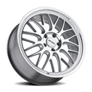 Petrol P4C 16x7 +40 4x100mm 72.1mm Silver Machined Face-Machined Lip