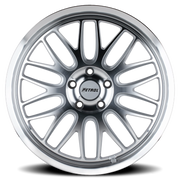 Petrol P4C 16x7 +40 4x100mm 72.1mm Silver Machined Face-Machined Lip