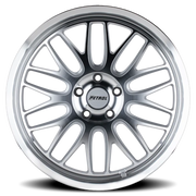 Petrol P4C 18x8 +40 5x108mm 72.1mm Silver Machined Face-Machined Lip