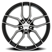 Petrol P5C 17x8 +40 5x105mm 72.1mm Gloss Black Machined Face