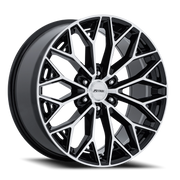 Petrol P5E 20x9.5 +30 6x135mm 87.1mm Gloss Black Machined Face
