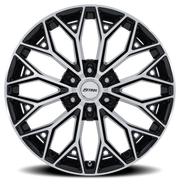 Petrol P5E 20x9.5 +30 6x135mm 87.1mm Gloss Black Machined Face