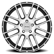 Petrol P6A 17x7.5 +40 4x100mm 72.1mm Gloss Black Machined Cut Face
