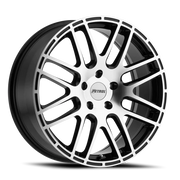 Petrol P6A 17x7.5 +35 5x100mm 72.1mm Gloss Black Machined Cut Face