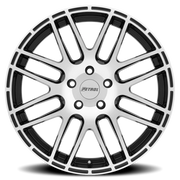 Petrol P6A 18x8 +40 5x114.3mm 76.1mm Gloss Black Machined Cut Face