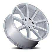 Petrol P6E 22x9.5 +30 6x135mm 87.1mm Gloss Silver Machined Face