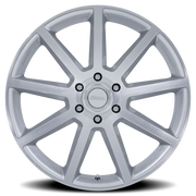 Petrol P6E 22x9.5 +30 6x135mm 87.1mm Gloss Silver Machined Face