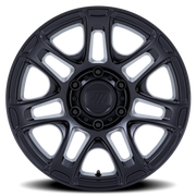Pro Comp PA204 Roughneck 17x8.5 +0 6x139.7mm 106.1mm Matte Black