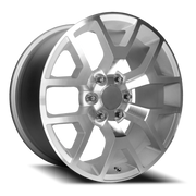 Performance Replica PR150 20x9 +27 6x139.7mm 78.3mm Machined Silver