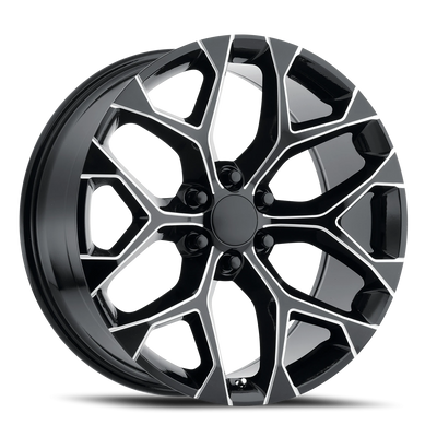 Performance Replica PR176 24x10 +24 6x139.7mm 78.1mm Gloss Black Milled