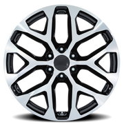 Performance Replica PR177 24x10 +24 6x139.7mm 78.1mm Gloss Black Machined Face