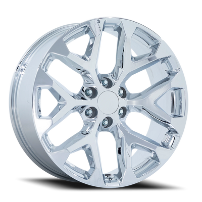 Performance Replica PR177 24x10 +24 6x139.7mm 78.1mm Chrome