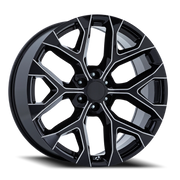 Performance Replica PR177 20x9 +24 6x139.7mm 78.1mm Gloss Black Milled