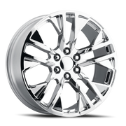 Performance Replica PR187 22x9 +24 6x139.7mm 78.1mm Chrome