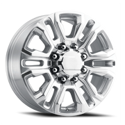 Performance Replica PR207 22x8.5 +44 8x180mm 124.2mm Polished Clear Coat
