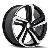 Performance Replica PR216 20x8.5 +45 5x114.3mm 64.15mm Gloss Black Machined