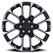 Performance Replica PR224 22x9 +28 6x139.7mm 78.1mm Gloss Black Machined Face