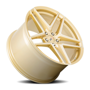 Cray Panthera 19x9 +38 5x120mm 67.06mm Gloss Gold Mirror Cut Face