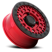 Black Rhino Parker Beadlock UTV 15x7 +36 4x156mm 132mm Candy Red Black Bead Ring