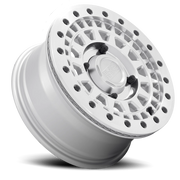 Black Rhino Parker Beadlock UTV 14x7 +36 4x156mm 132mm Silver Mirror Cut Face