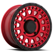 Black Rhino Parker UTV 15x7 +51 4x110mm 80.2mm Candy Red Black Lip Edge