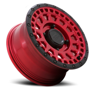 Black Rhino Parker UTV 14x7 +51 4x156mm 132mm Candy Red Black Lip Edge
