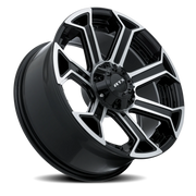 RTX Offroad Peak 20x9 +0 6x135mm 87.1mm Gloss Black Machined