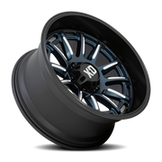 XD Series Phoenix 20x9 +18 5x127mm 71.5mm Metallic Blue Milled-Black Lip