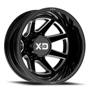 XD Series Pike Dually 22x8.3 -202 8x200mm 142mm Gloss Black Milled
