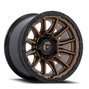 Fuel Piston FC866 20x9 +1 6x139.7mm 106.1mm Matte Bronze Gloss Black Lip