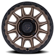 Fuel Piston UTV 15x7 +38 4x156mm 115.1mm Matte Bronze Matte Black Lip