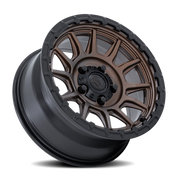 Fuel Piston UTV 15x7 +38 5x114.3mm 72.56mm Matte Bronze Matte Black Lip