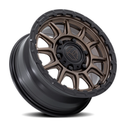 Fuel Piston UTV 15x7 +38 6x139.7mm 100.3mm Matte Bronze Matte Black Lip