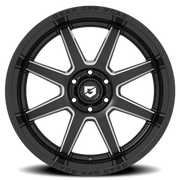 Gear Off Road Pivot 20x10 -19 8x165.1mm 125.2mm Gloss Black Milled