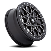 MSA Portal Beadlock 15x6 +38 4x156mm 115.1mm Gloss Black Milled-Gloss Black Ring