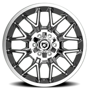 Gear Off Road Primacy 20x9 +18 8x180mm 124.3mm Chrome