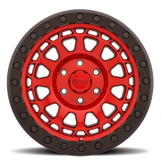 Black Rhino Primm Beadlock 17x8.5 +0 6x139.7mm 112.1mm Candy Red Black Ring-Black Bolts