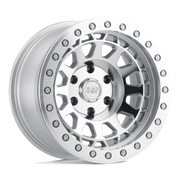 Black Rhino Primm 20x9.5 -18 5x127mm 71.6mm Silver Mirror Face-Mirror Lip Edge