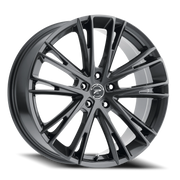 Platinum Prophecy 18x8 +35 5x110mm 65.1mm Gloss Gunmetal Clear Coat