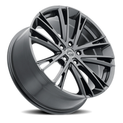 Platinum Prophecy 18x8 +35 5x110mm 65.1mm Gloss Gunmetal Clear Coat
