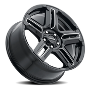 Ultra Prowler CUV 258 18x8 +30 5x112mm 66.56mm Gloss Black Milled Accents-Clear Coat