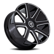 DUB Pull 24x10 +15 5x115mm 74.1mm Gloss Black Milled